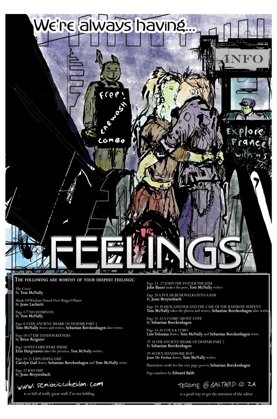 Credits page by Sebastian Borckenhagen